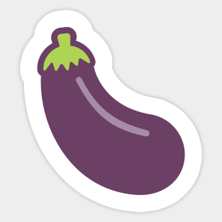 aubergine eggplant innuendo Sticker